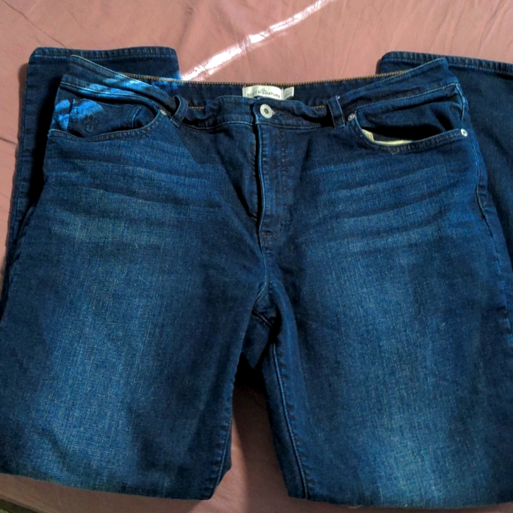 LL Bean Flannel Lined Jeans